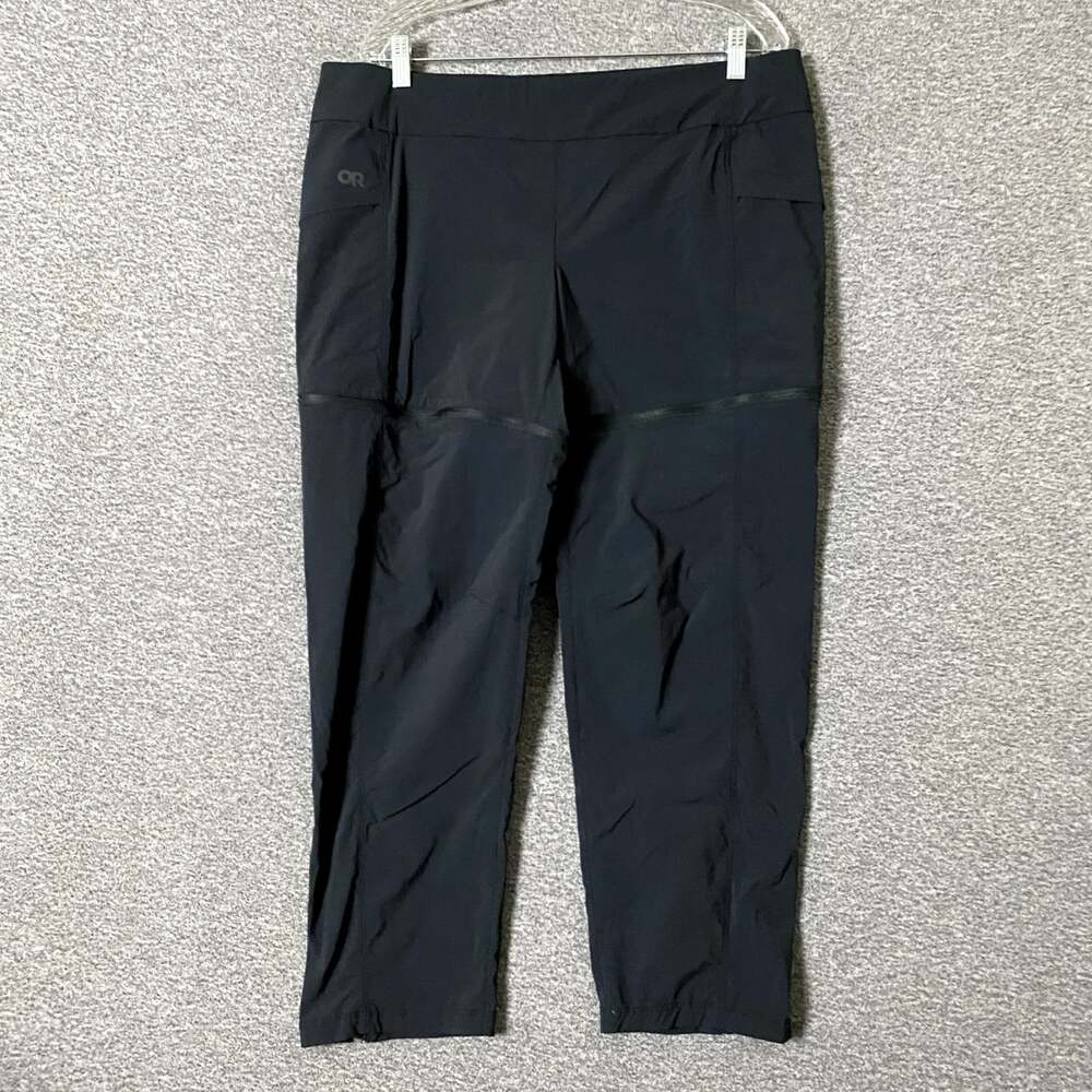 Outdoor Research Women's Size 14 Black Nylon Equinox Convertible Pants